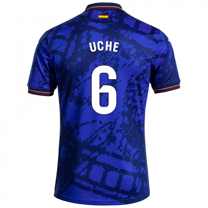 Niño Camiseta Chrisantus Uche #6 Azul Más Oscuro 1ª Equipación 2024/25 La Camisa México