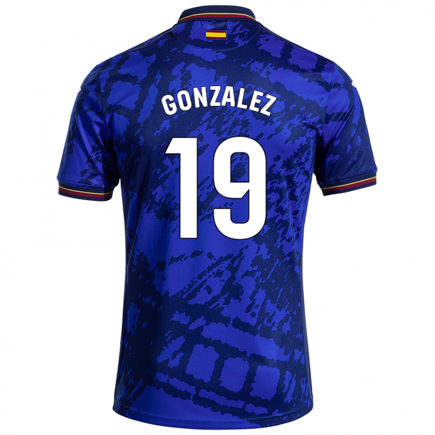 Niño Camiseta Peter Gonzalez #19 Azul Más Oscuro 1ª Equipación 2024/25 La Camisa México