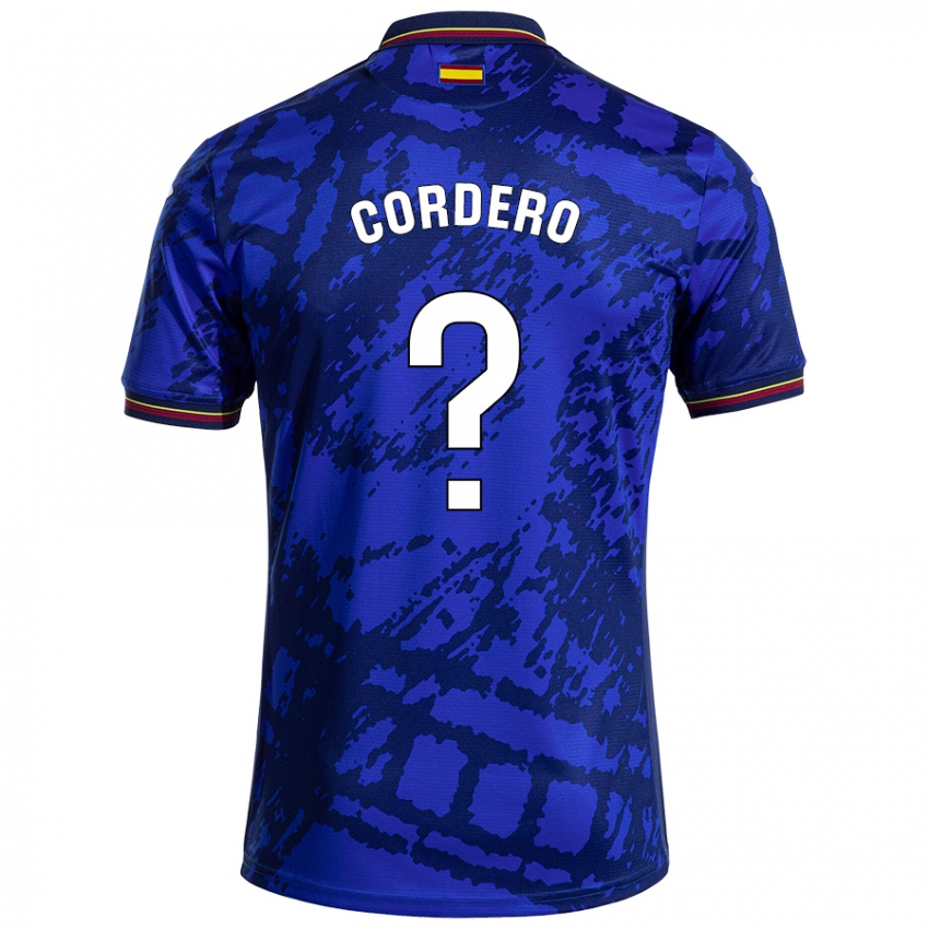 Niño Camiseta Alberto Cordero #0 Azul Más Oscuro 1ª Equipación 2024/25 La Camisa México