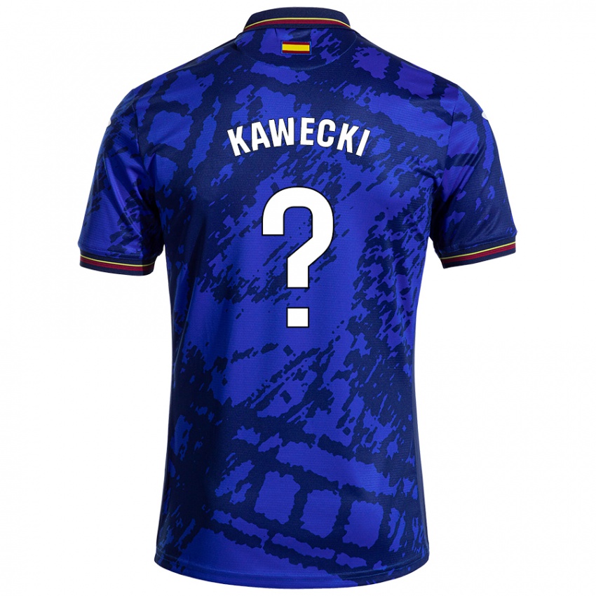 Niño Camiseta Luis Kawecki #0 Azul Más Oscuro 1ª Equipación 2024/25 La Camisa México