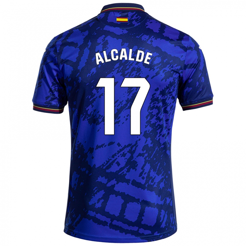 Niño Camiseta Jacobo Alcalde #17 Azul Más Oscuro 1ª Equipación 2024/25 La Camisa México