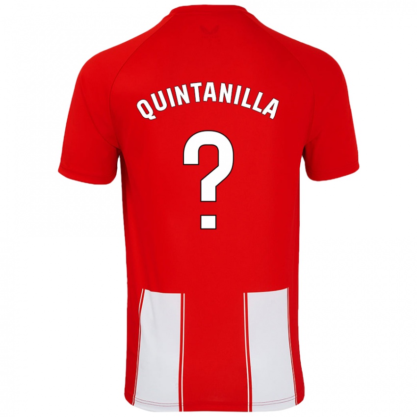 Niño Camiseta Rubén Quintanilla #0 Rojo Blanco 1ª Equipación 2024/25 La Camisa México