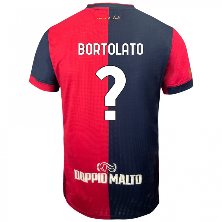 Niño Camiseta Filippo Bortolato #0 Rojo Azul Más Oscuro 1ª Equipación 2024/25 La Camisa México