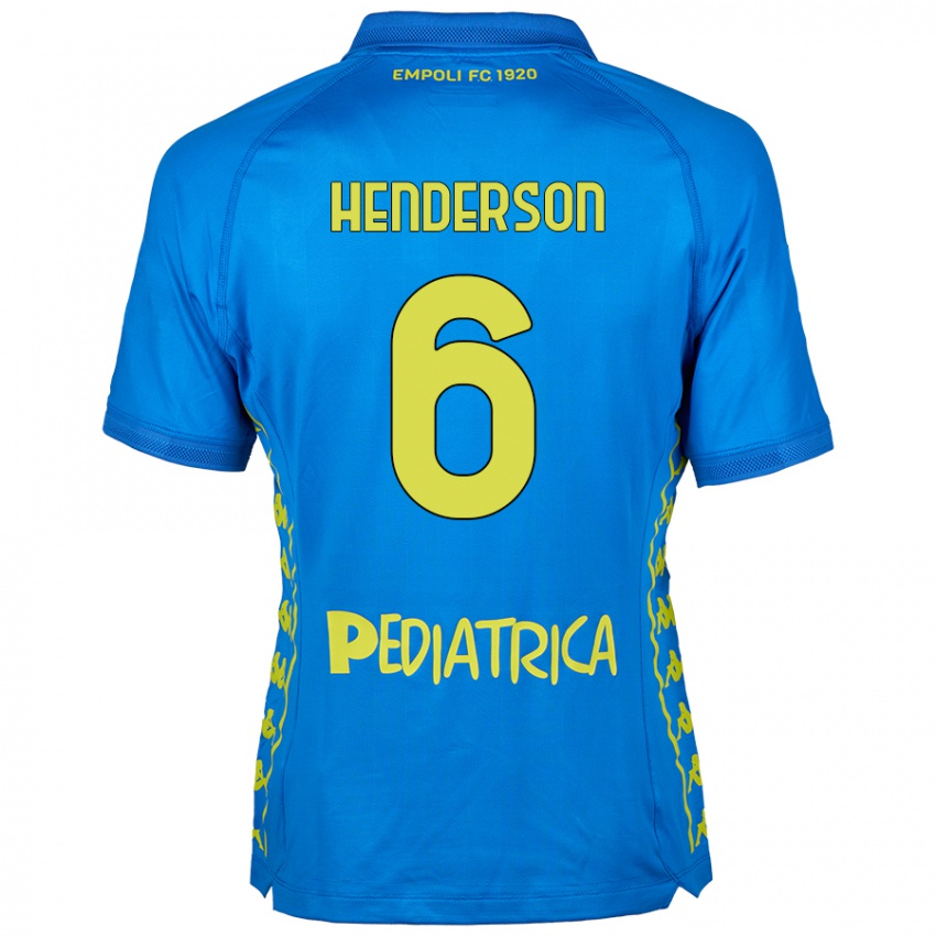 Niño Camiseta Liam Henderson #6 Azul 1ª Equipación 2024/25 La Camisa México