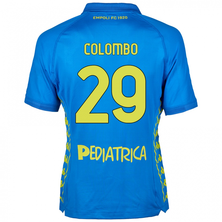 Niño Camiseta Lorenzo Colombo #29 Azul 1ª Equipación 2024/25 La Camisa México