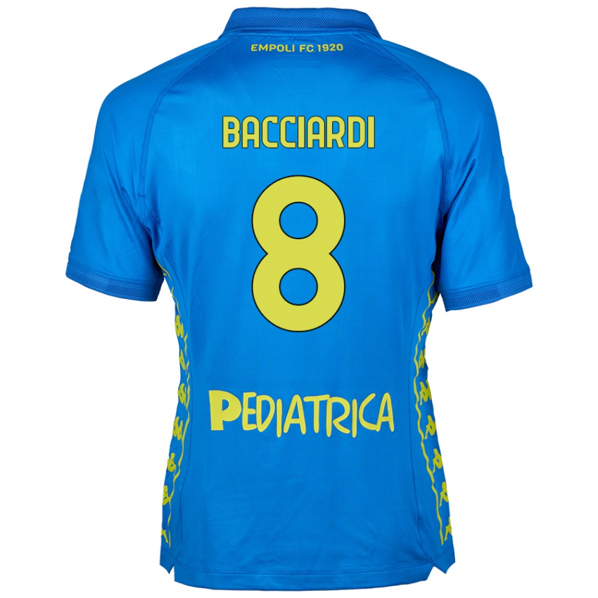 Niño Camiseta Andrea Bacciardi #8 Azul 1ª Equipación 2024/25 La Camisa México