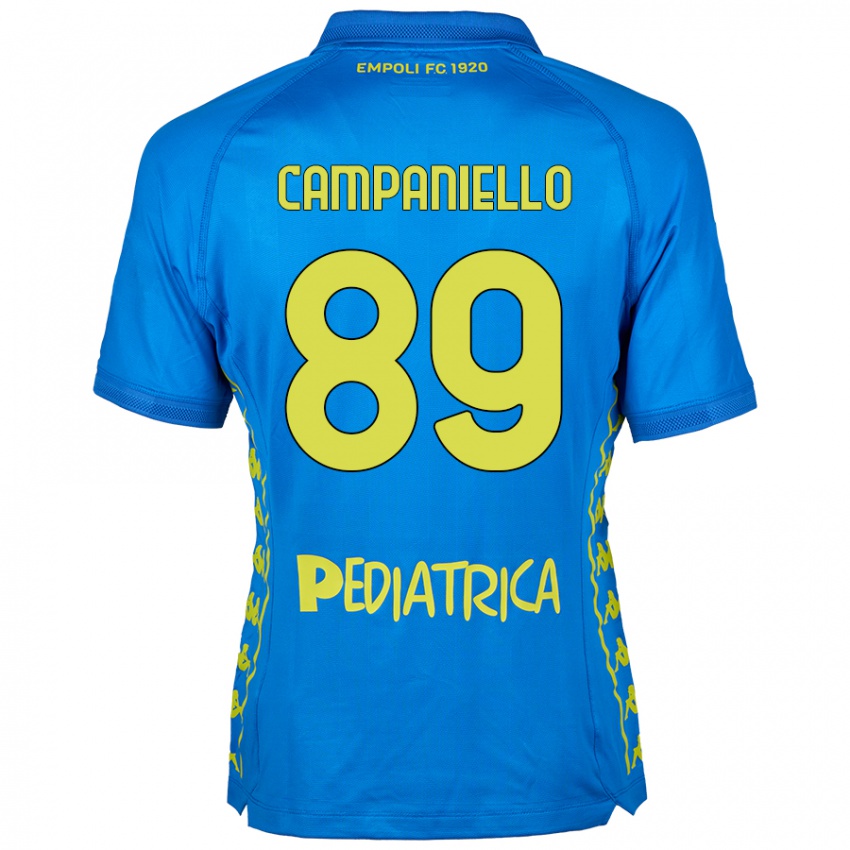 Niño Camiseta Thomas Campaniello #89 Azul 1ª Equipación 2024/25 La Camisa México