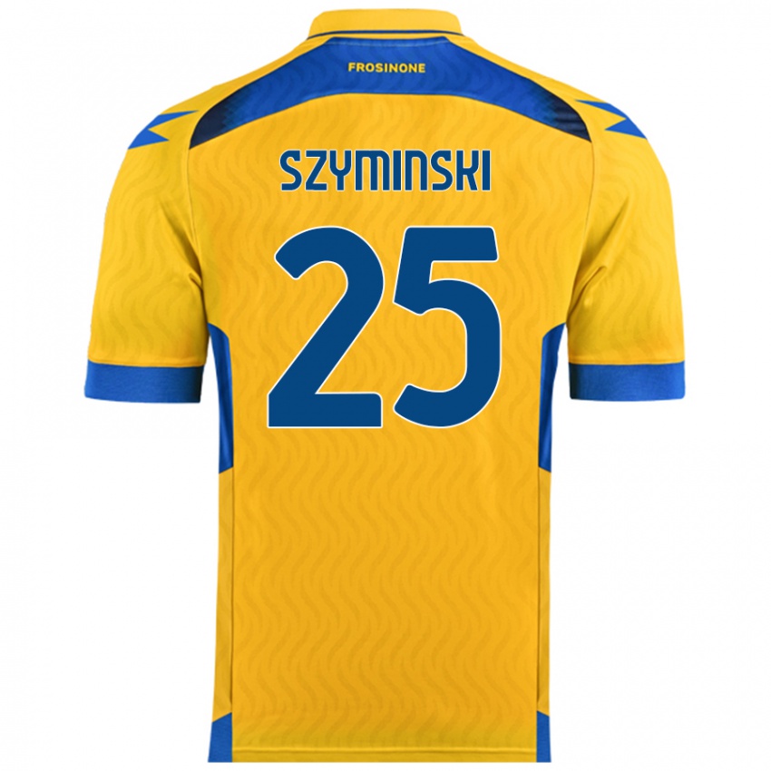 Niño Camiseta Przemyslaw Szyminski #25 Amarillo 1ª Equipación 2024/25 La Camisa México