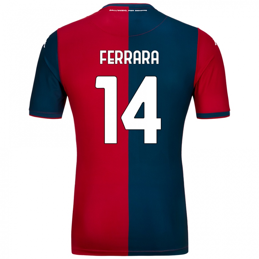 Niño Camiseta Anastasia Ferrara #14 Rojo Azul Oscuro 1ª Equipación 2024/25 La Camisa México