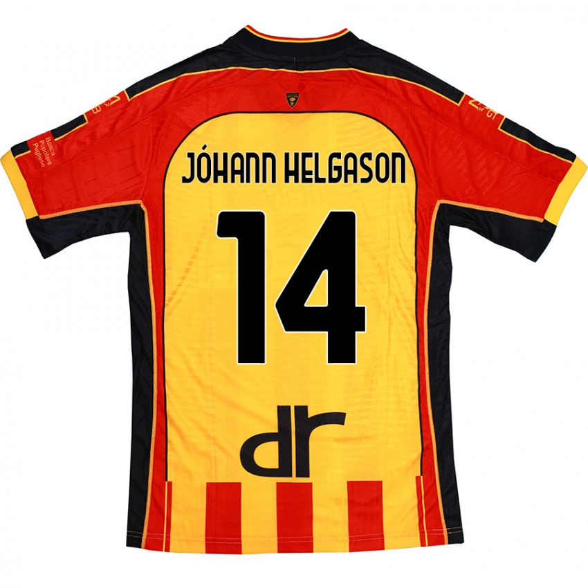 Niño Camiseta Thórir Jóhann Helgason #14 Amarillo Rojo 1ª Equipación 2024/25 La Camisa México