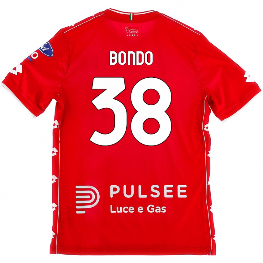 Niño Camiseta Warren Bondo #38 Rojo Blanco 1ª Equipación 2024/25 La Camisa México