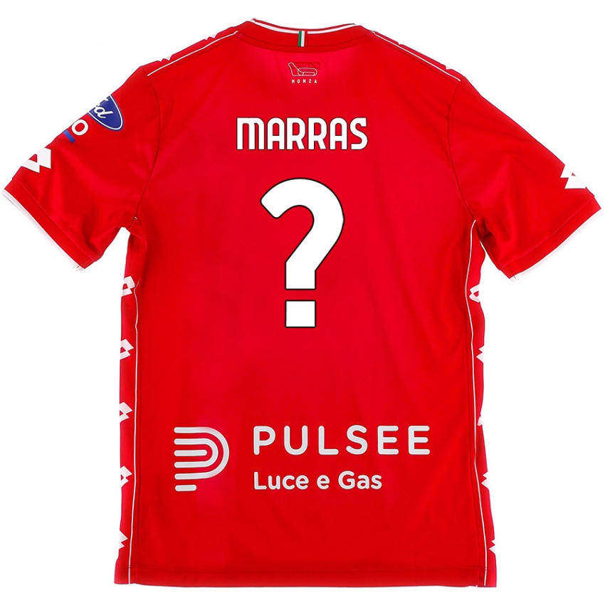 Niño Camiseta Tommaso Marras #0 Rojo Blanco 1ª Equipación 2024/25 La Camisa México