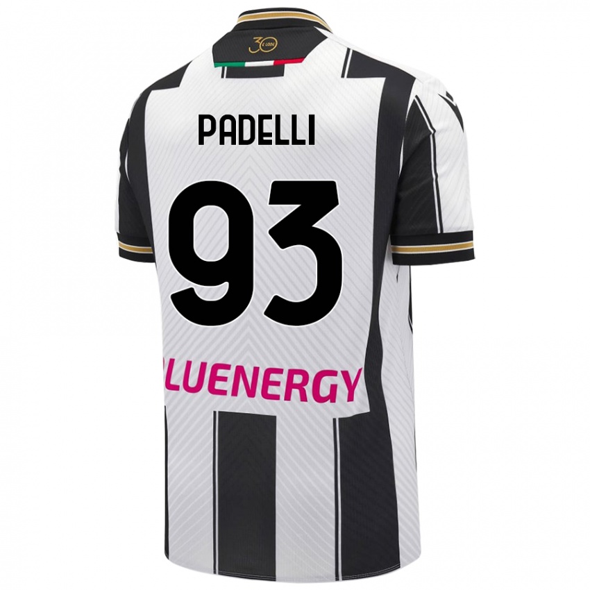 Niño Camiseta Daniele Padelli #93 Blanco Negro 1ª Equipación 2024/25 La Camisa México