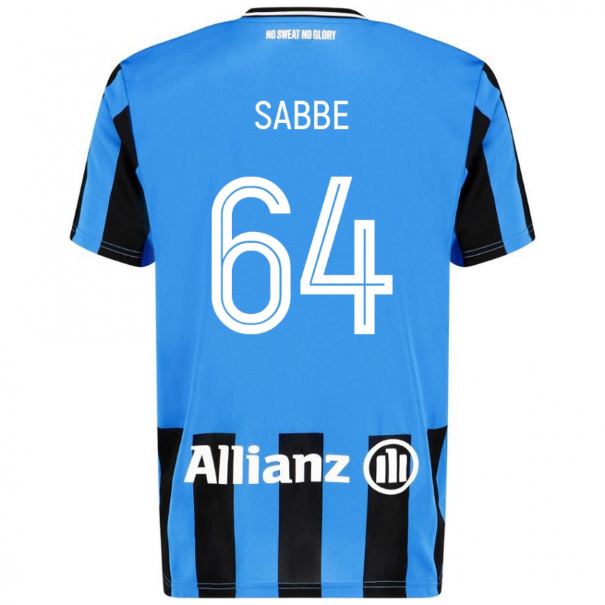 Niño Camiseta Kyriani Sabbe #64 Azul Cielo Negro 1ª Equipación 2024/25 La Camisa México