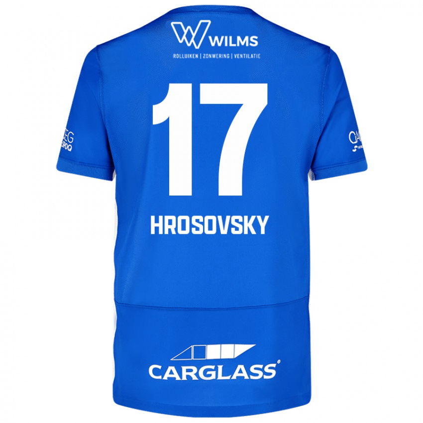 Niño Camiseta Patrik Hrosovsky #17 Azul 1ª Equipación 2024/25 La Camisa México