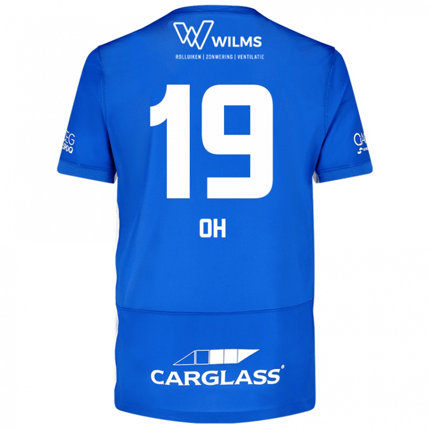 Niño Camiseta Hyeon-Gyu Oh #19 Azul 1ª Equipación 2024/25 La Camisa México