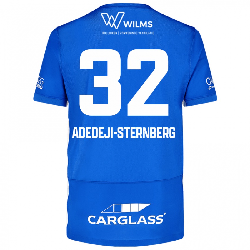 Niño Camiseta Noah Adedeji-Sternberg #32 Azul 1ª Equipación 2024/25 La Camisa México