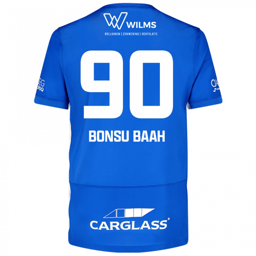 Niño Camiseta Christopher Bonsu Baah #90 Azul 1ª Equipación 2024/25 La Camisa México