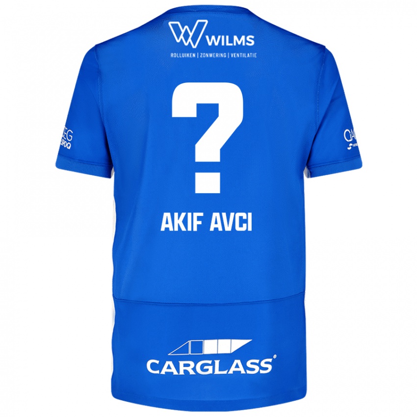 Niño Camiseta Muhammed Akif Avcı #0 Azul 1ª Equipación 2024/25 La Camisa México