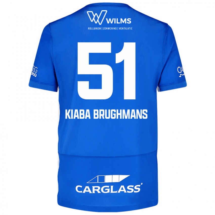 Niño Camiseta Lucca Kiaba Brughmans #51 Azul 1ª Equipación 2024/25 La Camisa México