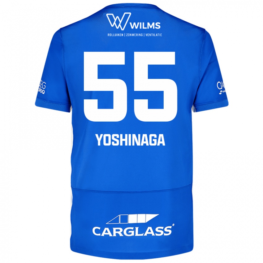 Niño Camiseta Yumeki Yoshinaga #55 Azul 1ª Equipación 2024/25 La Camisa México