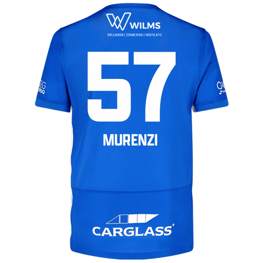 Niño Camiseta Aaron Murenzi #57 Azul 1ª Equipación 2024/25 La Camisa México