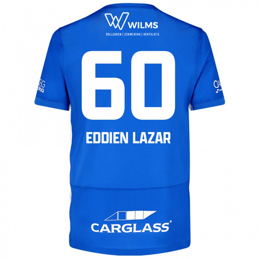 Niño Camiseta Saif Eddien Lazar #60 Azul 1ª Equipación 2024/25 La Camisa México