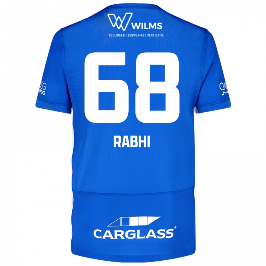 Niño Camiseta Ayman Rabhi #68 Azul 1ª Equipación 2024/25 La Camisa México