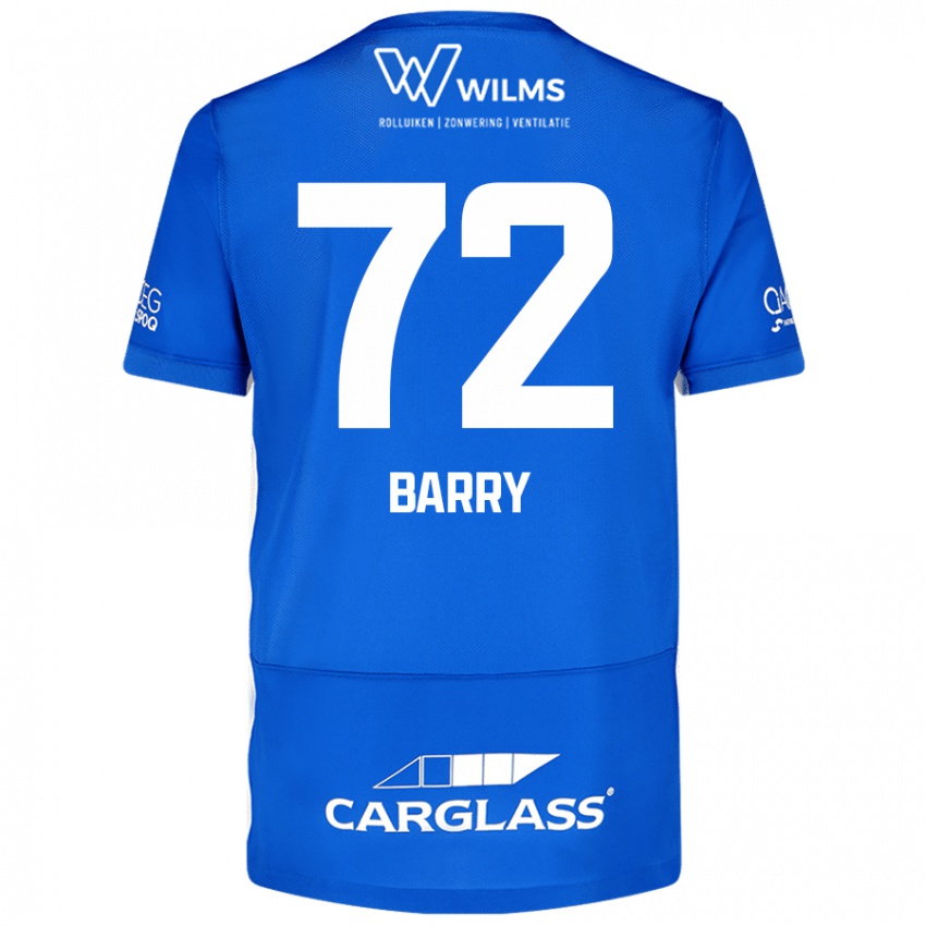 Niño Camiseta Alpha Barry #72 Azul 1ª Equipación 2024/25 La Camisa México