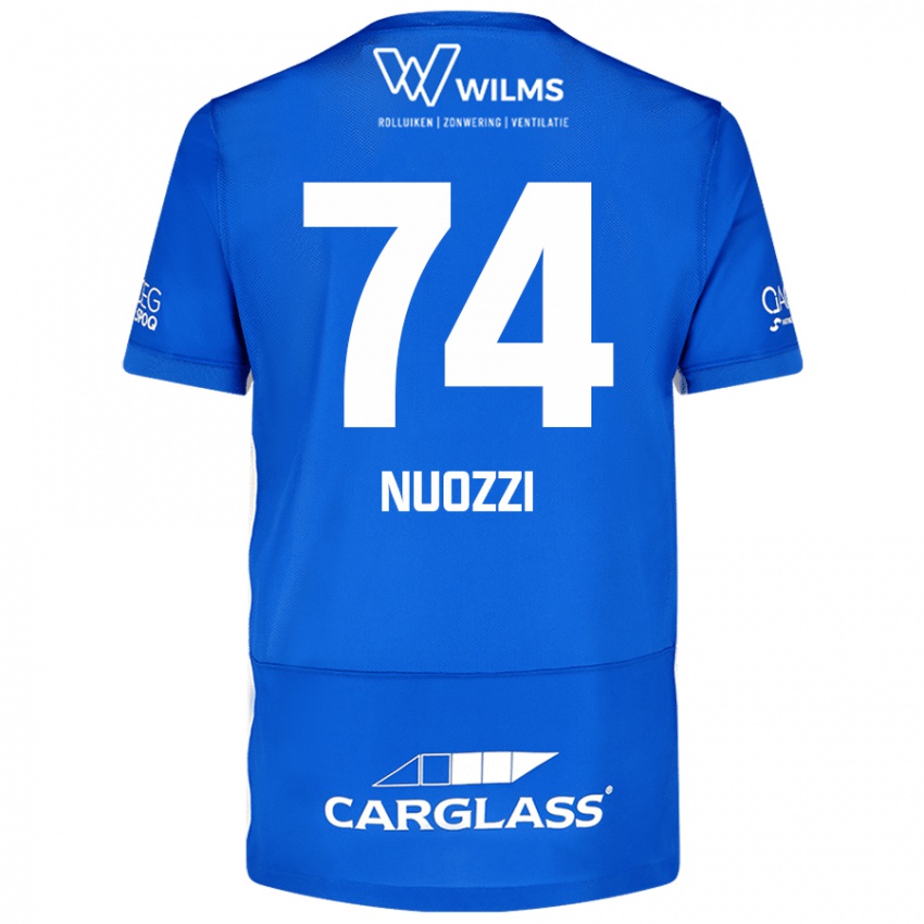 Niño Camiseta Cédric Nuozzi #74 Azul 1ª Equipación 2024/25 La Camisa México