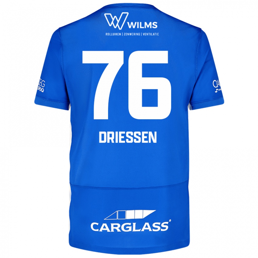 Niño Camiseta Jelle Driessen #76 Azul 1ª Equipación 2024/25 La Camisa México