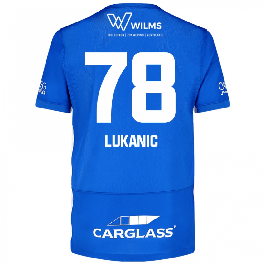 Niño Camiseta Luka Lukanic #78 Azul 1ª Equipación 2024/25 La Camisa México