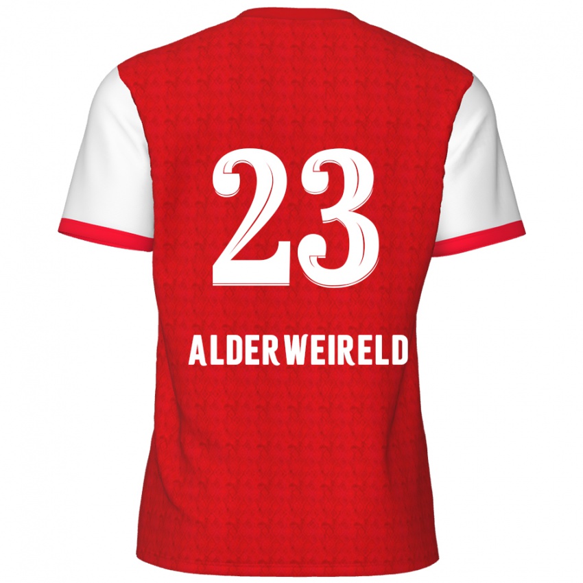 Niño Camiseta Toby Alderweireld #23 Rojo Blanco 1ª Equipación 2024/25 La Camisa México