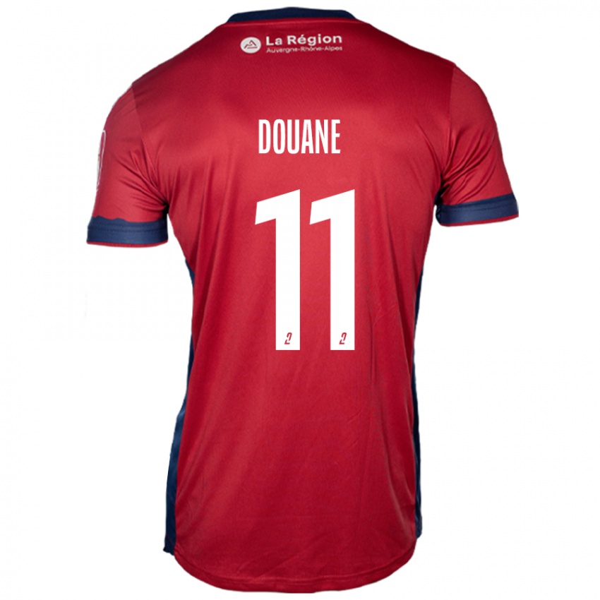 Niño Camiseta Maïdine Douane #11 Borgoña Claro 1ª Equipación 2024/25 La Camisa México