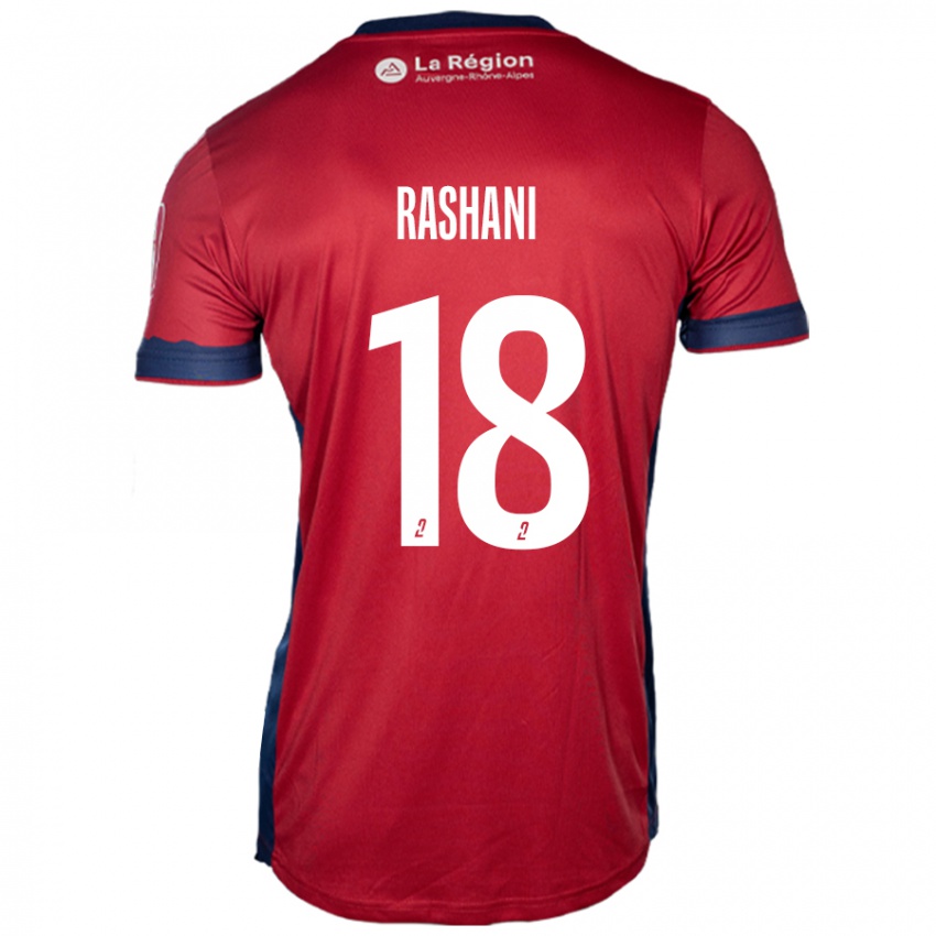 Niño Camiseta Elbasan Rashani #18 Borgoña Claro 1ª Equipación 2024/25 La Camisa México