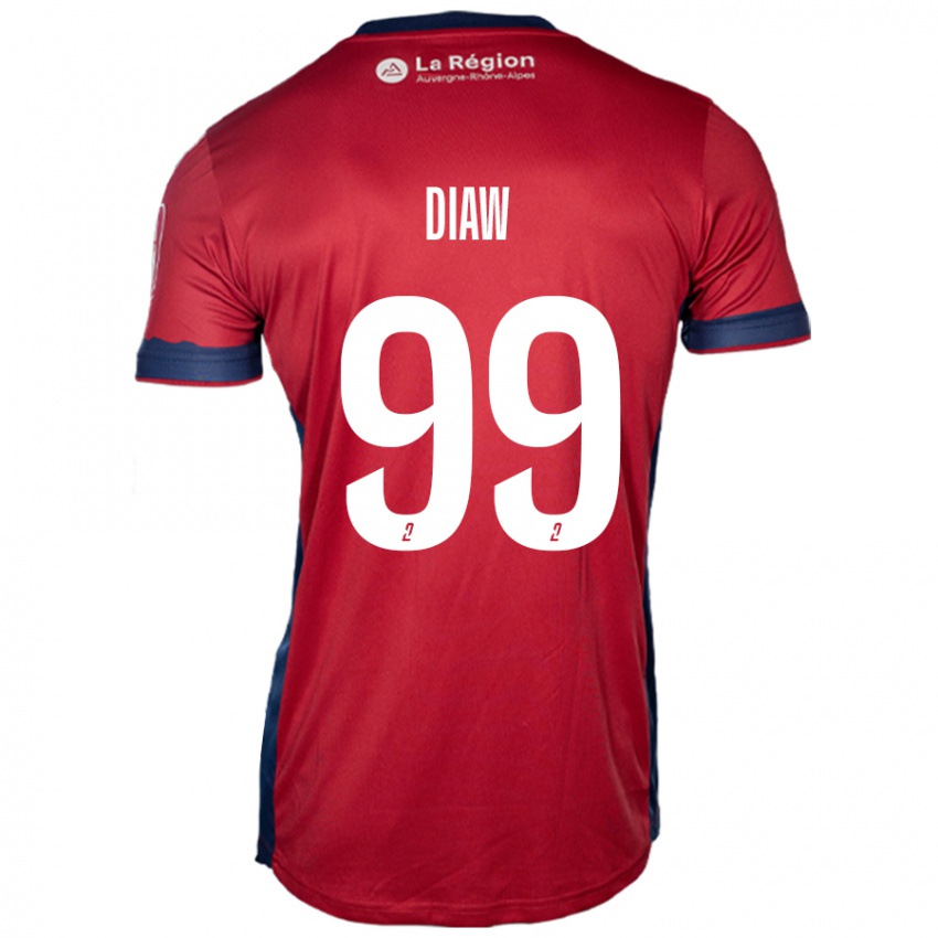 Niño Camiseta Mory Diaw #99 Borgoña Claro 1ª Equipación 2024/25 La Camisa México