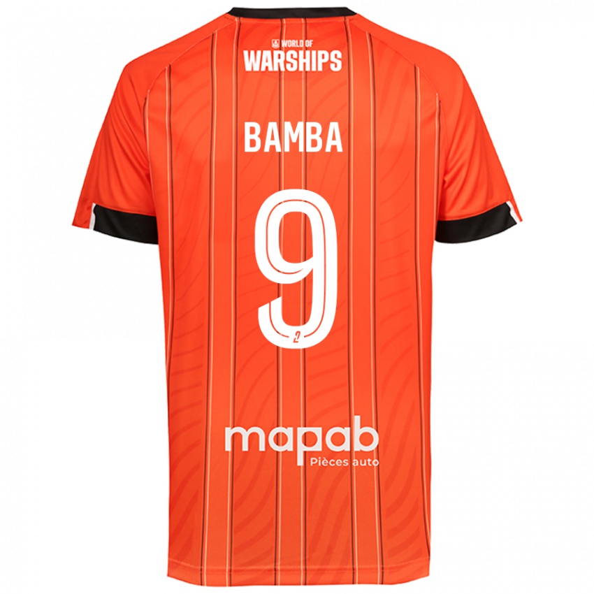 Niño Camiseta Mohamed Bamba #9 Naranja 1ª Equipación 2024/25 La Camisa México