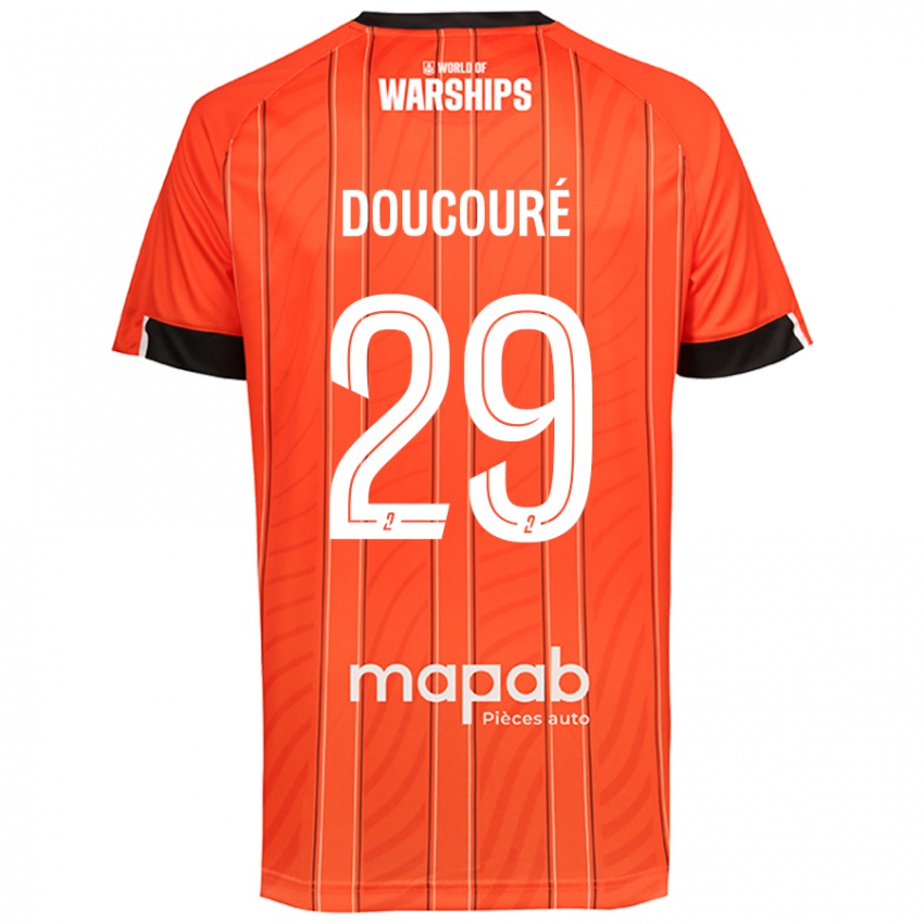 Niño Camiseta Siriné Doucouré #29 Naranja 1ª Equipación 2024/25 La Camisa México