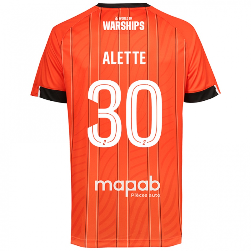 Niño Camiseta Gaël Alette #30 Naranja 1ª Equipación 2024/25 La Camisa México