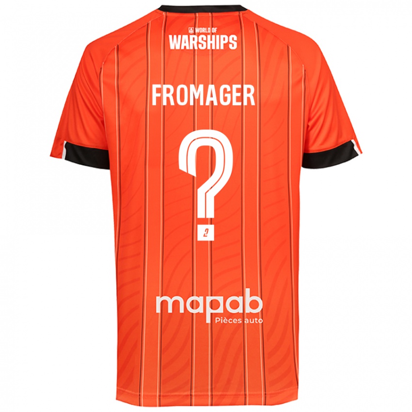 Niño Camiseta Côme Fromager #0 Naranja 1ª Equipación 2024/25 La Camisa México