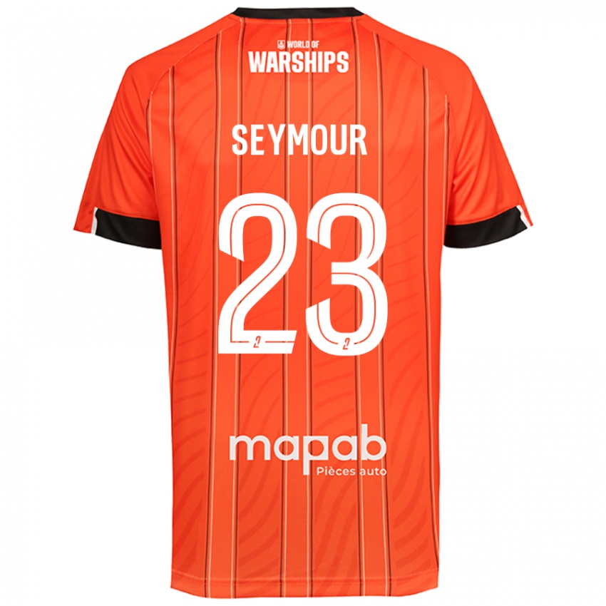 Niño Camiseta Brice Seymour #23 Naranja 1ª Equipación 2024/25 La Camisa México