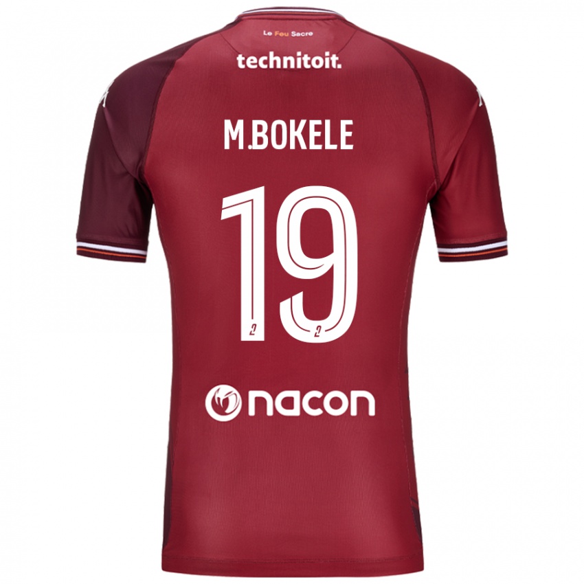 Niño Camiseta Morgan Bokele #19 Rojo Granata 1ª Equipación 2024/25 La Camisa México