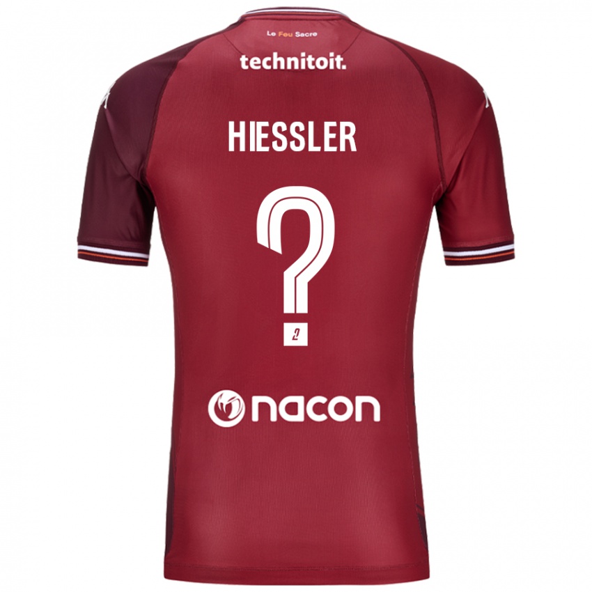 Niño Camiseta Morgan Hiessler #0 Rojo Granata 1ª Equipación 2024/25 La Camisa México