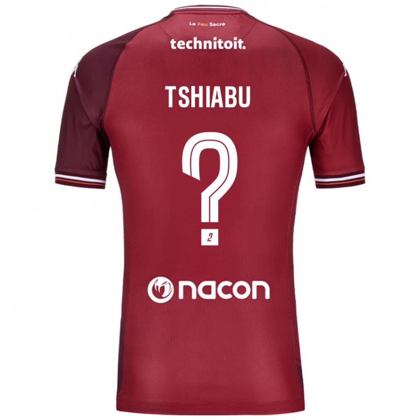 Niño Camiseta Joan Tshiabu #0 Rojo Granata 1ª Equipación 2024/25 La Camisa México