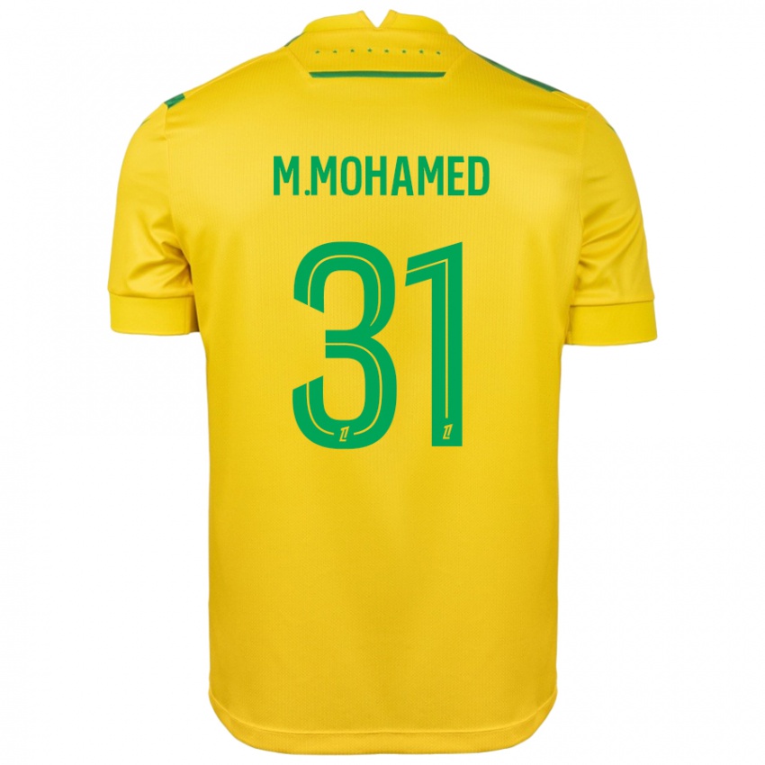 Niño Camiseta Mostafa Mohamed #31 Amarillo Verde 1ª Equipación 2024/25 La Camisa México