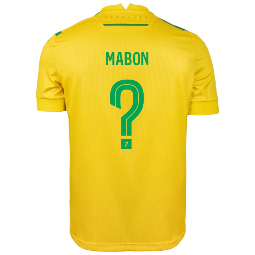 Niño Camiseta Tom Mabon #0 Amarillo Verde 1ª Equipación 2024/25 La Camisa México