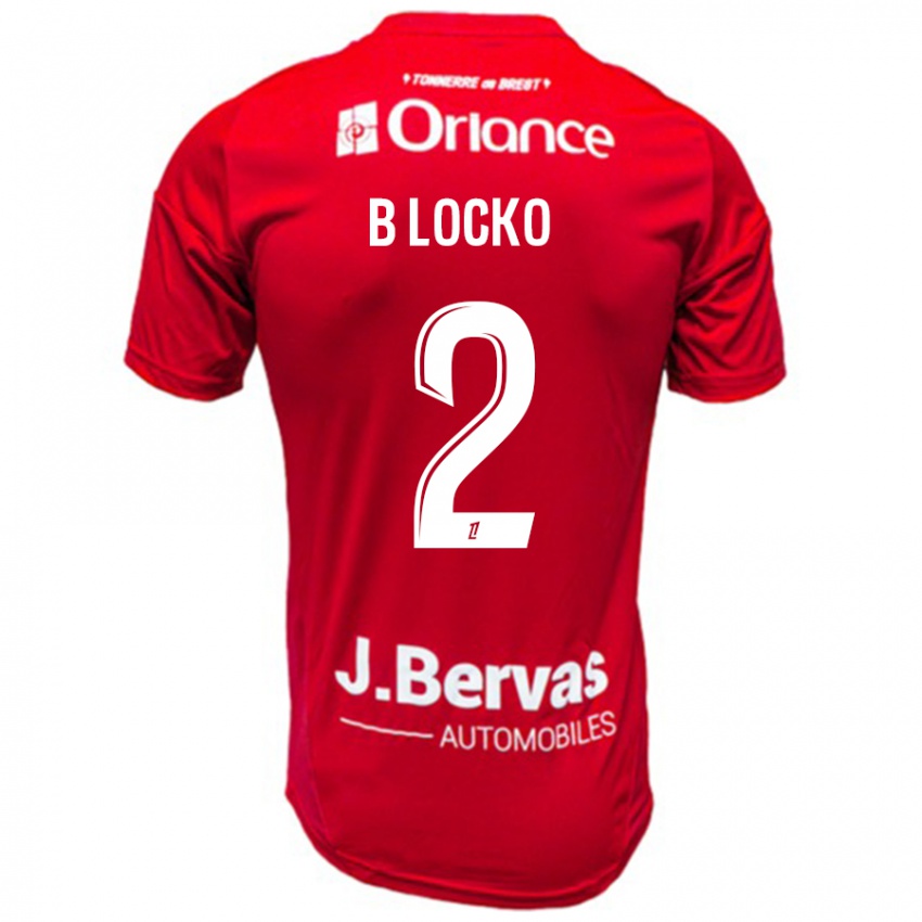 Niño Camiseta Bradley Locko #2 Rojo Blanco 1ª Equipación 2024/25 La Camisa México