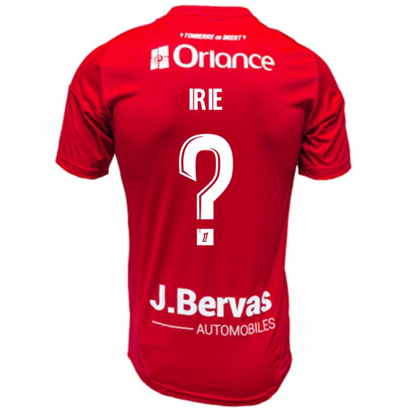 Niño Camiseta Paris Irie #0 Rojo Blanco 1ª Equipación 2024/25 La Camisa México