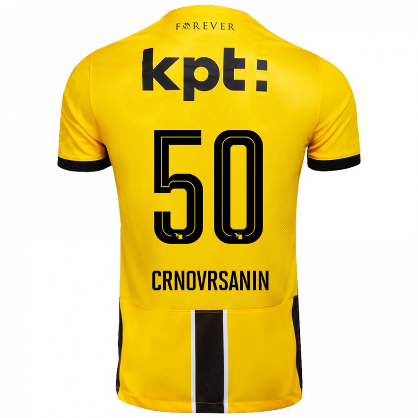 Niño Camiseta Sadin Crnovrsanin #50 Amarillo Negro 1ª Equipación 2024/25 La Camisa México