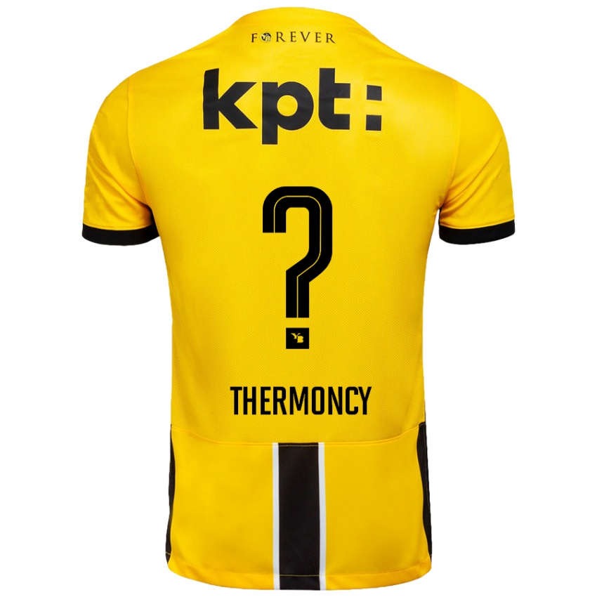 Niño Camiseta Keeto Thermoncy #0 Amarillo Negro 1ª Equipación 2024/25 La Camisa México